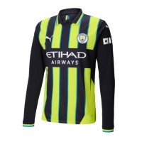 Camiseta Manchester City Visitante Equipación 2024-25 manga larga